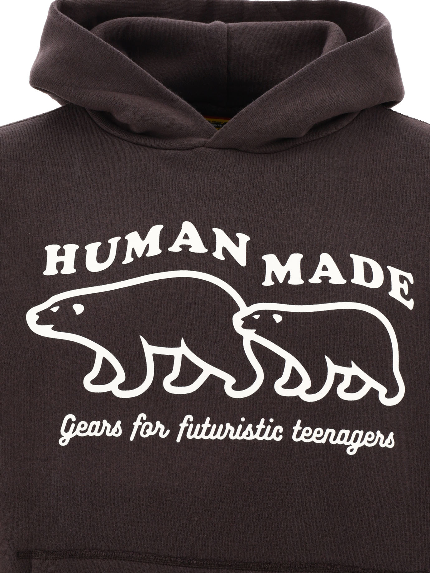 HUMAN MADE Brown Tsuriami hoodie